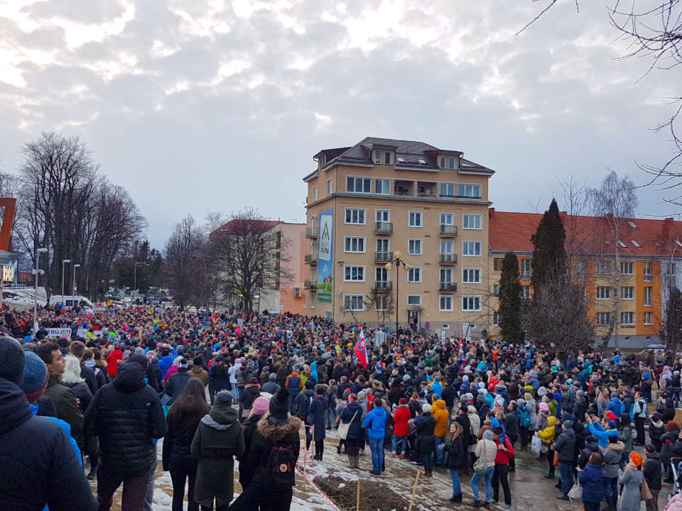 pochod za slušné Slovensko